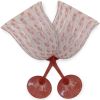 Set 2 Calice "Merletto" in Vetro di Murano Originale H 27cm - Eleganti Bicchieri da Collezione con Lavorazione Balloton